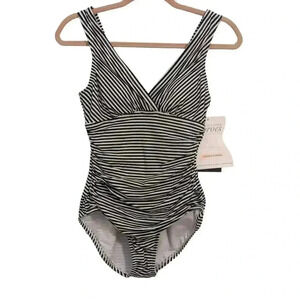 Embrace Your Curves by Miracle Brands One Piece Swim Bathing Suit S 4-6 Ret$42